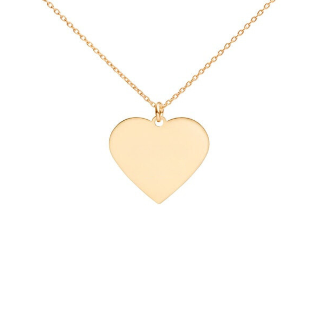 Engravable Heart Necklace