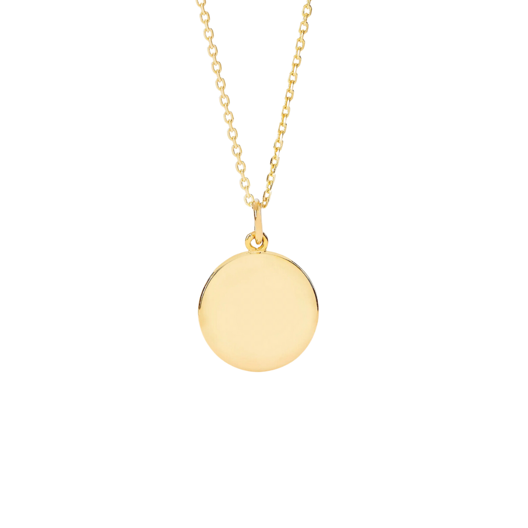 Engravable Circle Necklace
