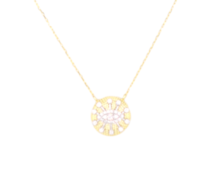 Blooming Evil Eye Necklace