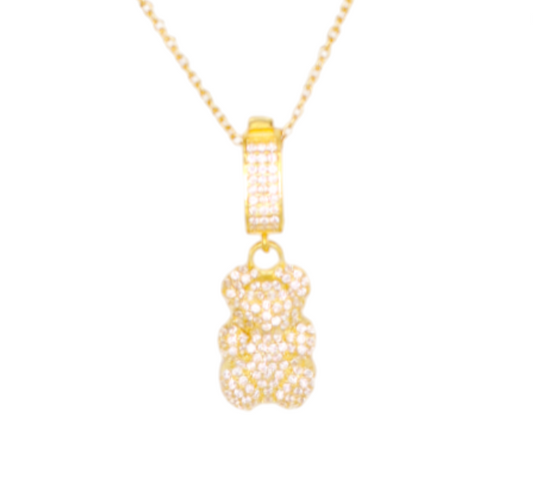 Pavé Teddy Necklace
