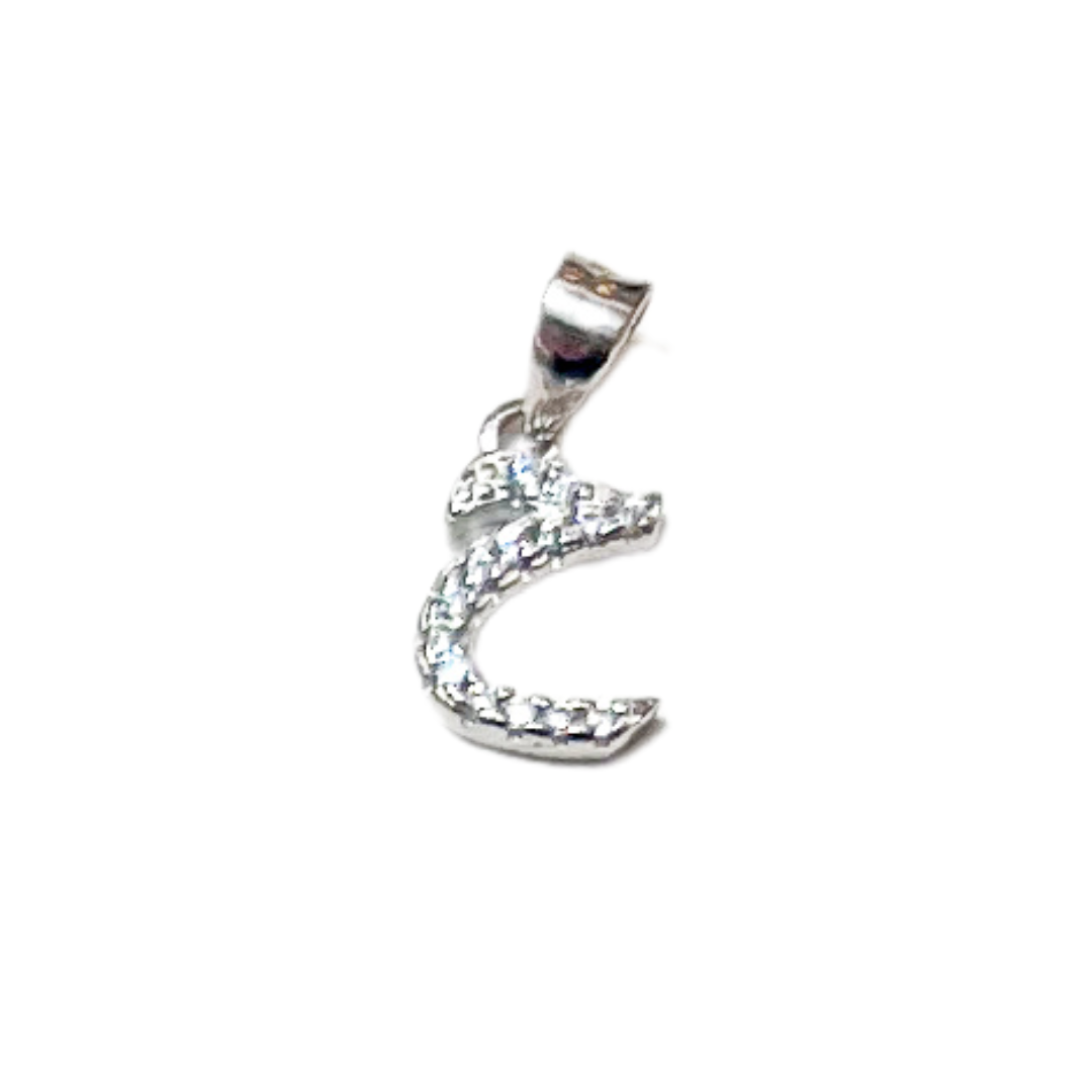 Pavé Arabic Letter Charm
