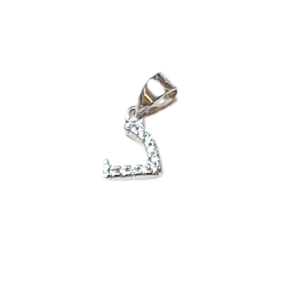 Pavé Arabic Letter Charm
