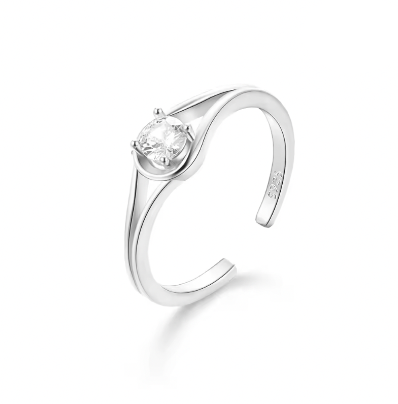 Circle Stone Ring