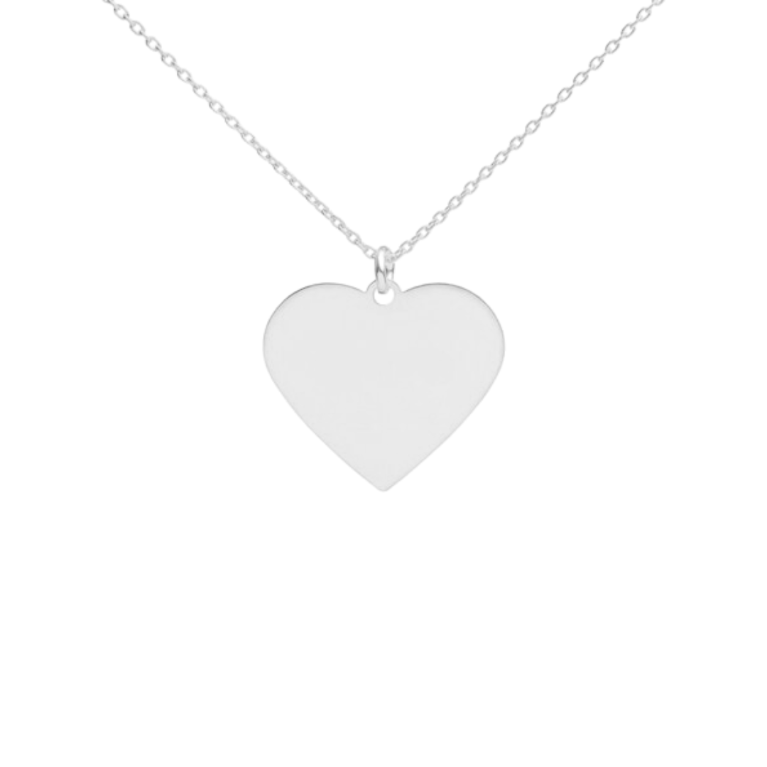 Engravable Heart Necklace