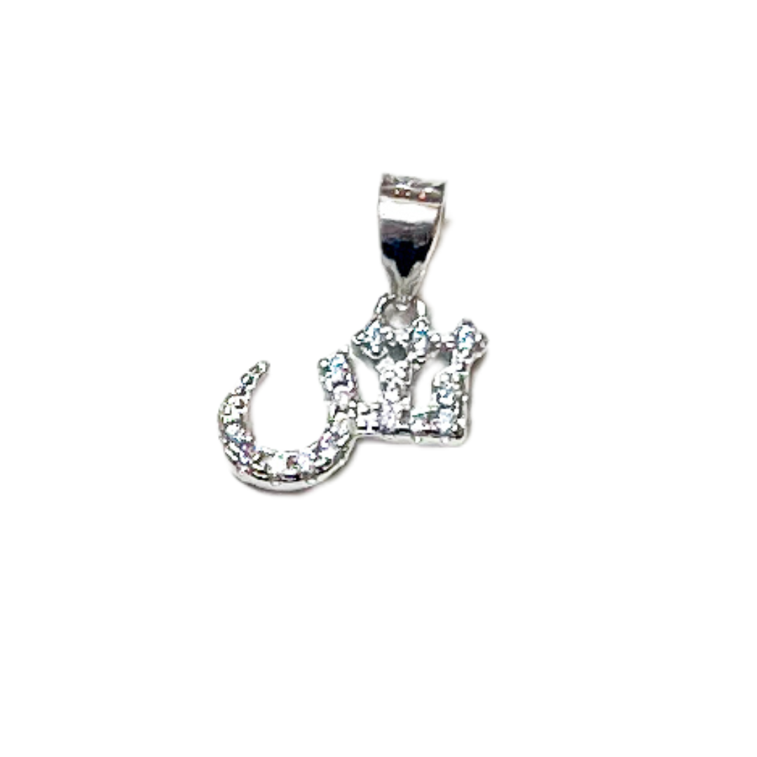 Pavé Arabic Letter Charm