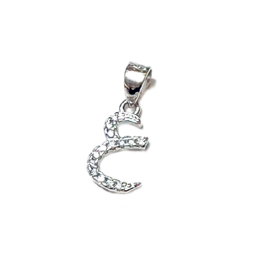 Pavé Arabic Letter Charm