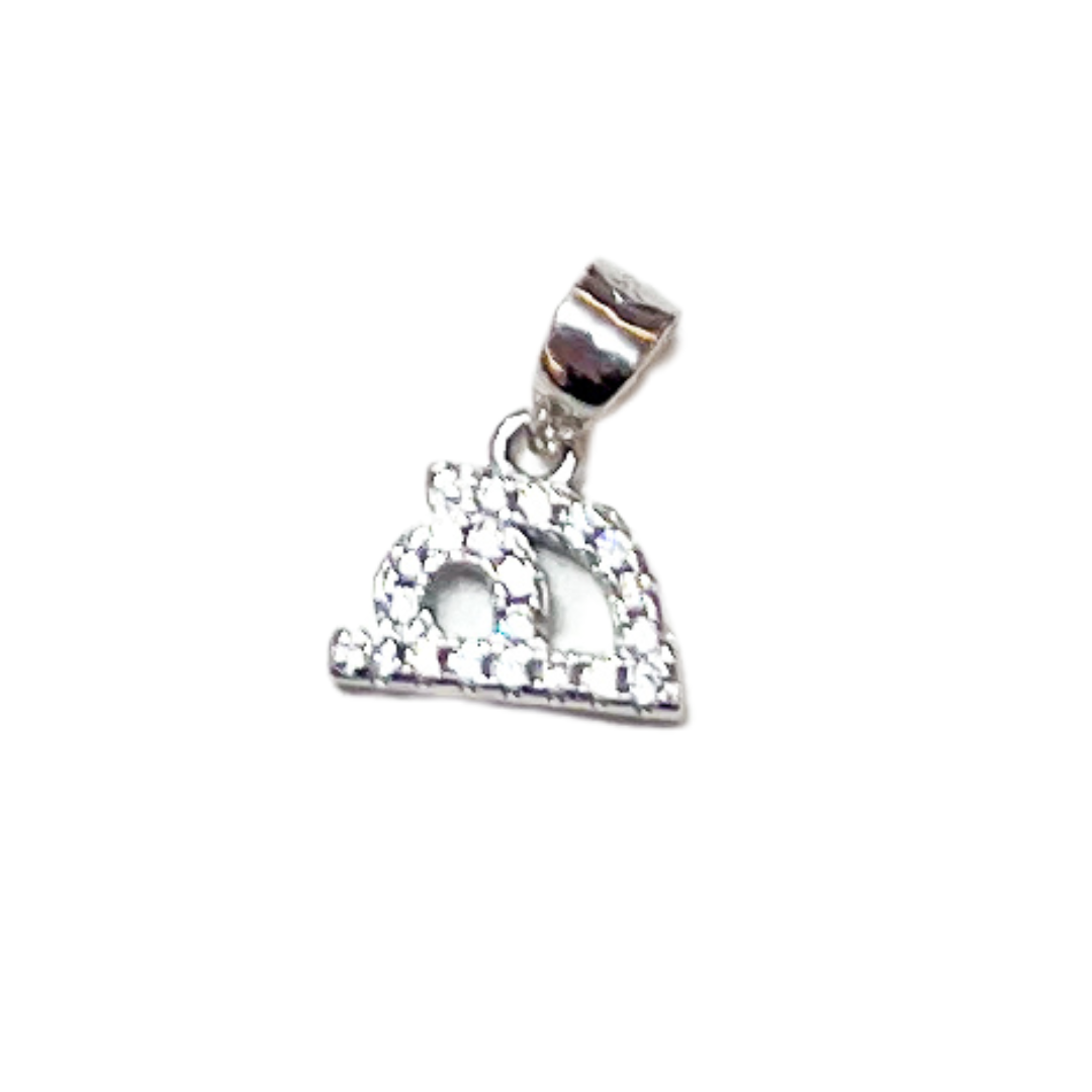 Pavé Arabic Letter Charm