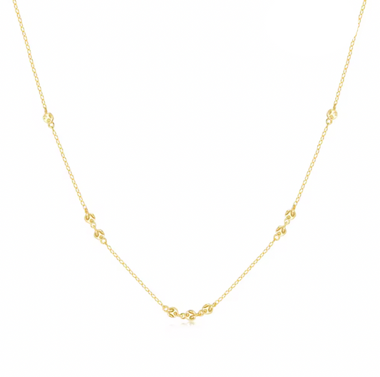 Multi Textured Circles Necklace