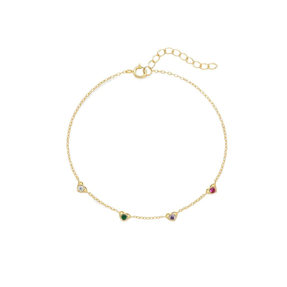 Colorful Hearts Bracelet