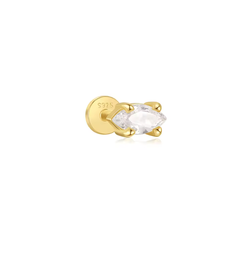 Crystal Marquise Stud Earring