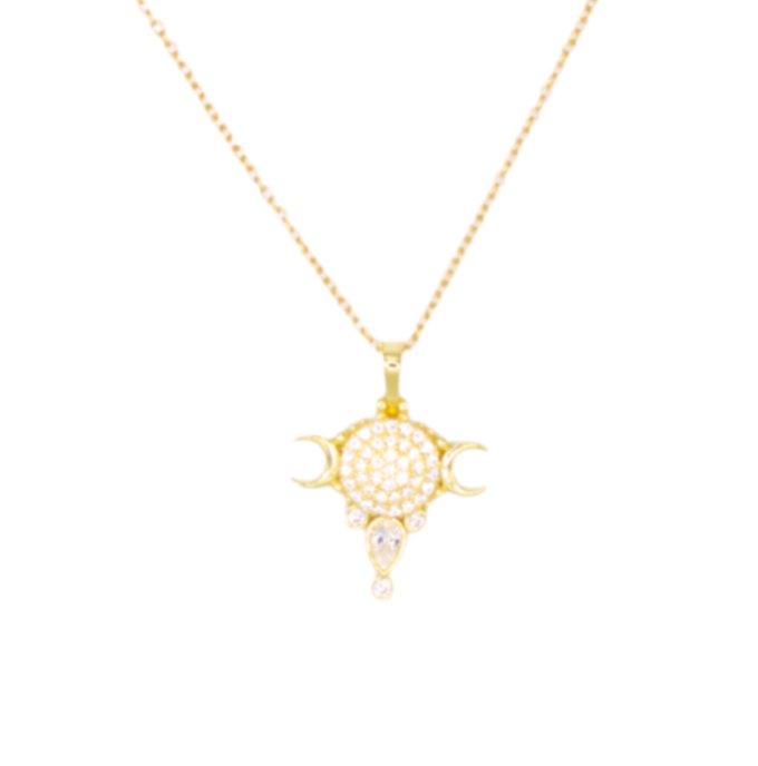 Pavé Moonstone Necklace