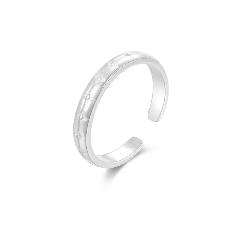 Multi Circle Stones Band Ring