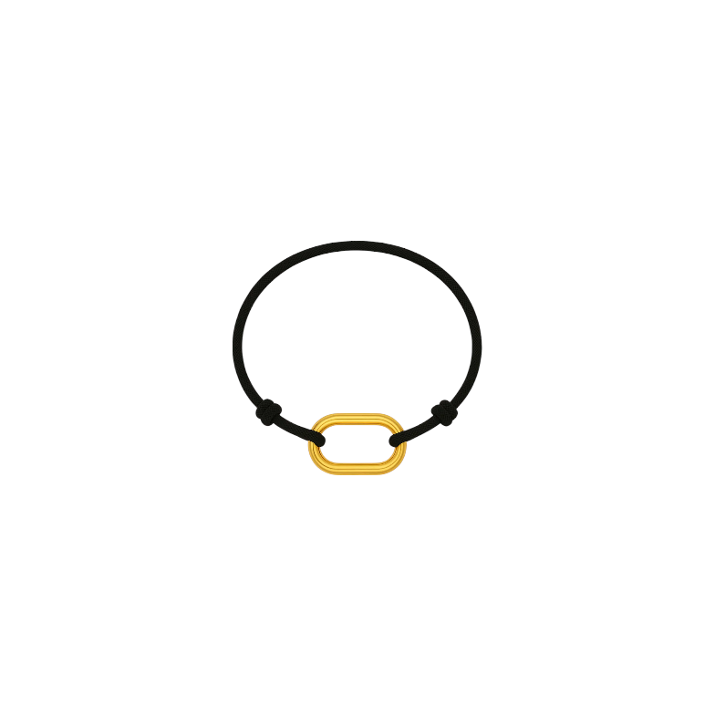 Oval Lock Cord Bracelet