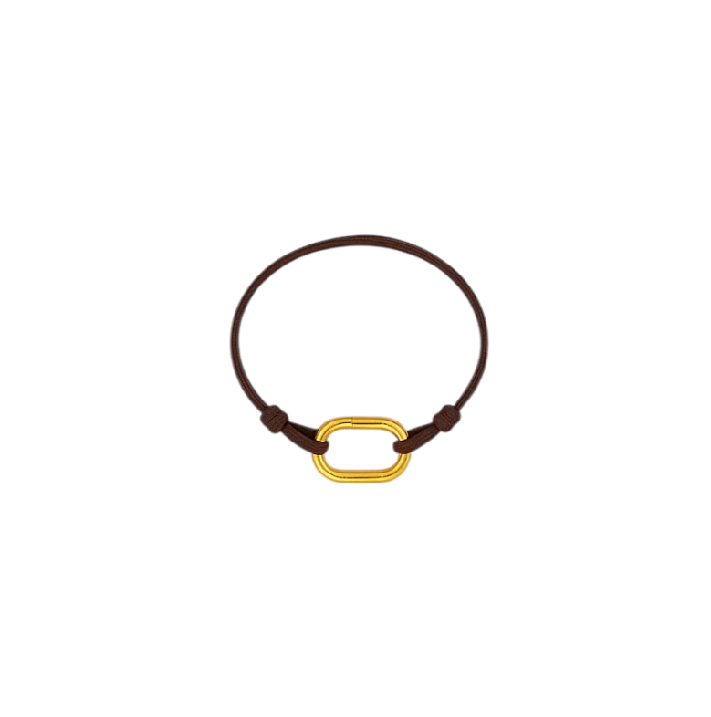 Oval Lock Cord Bracelet