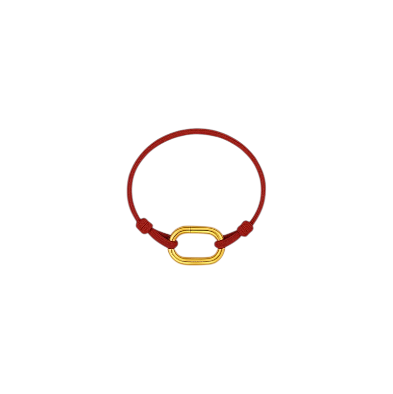 Oval Lock Cord Bracelet