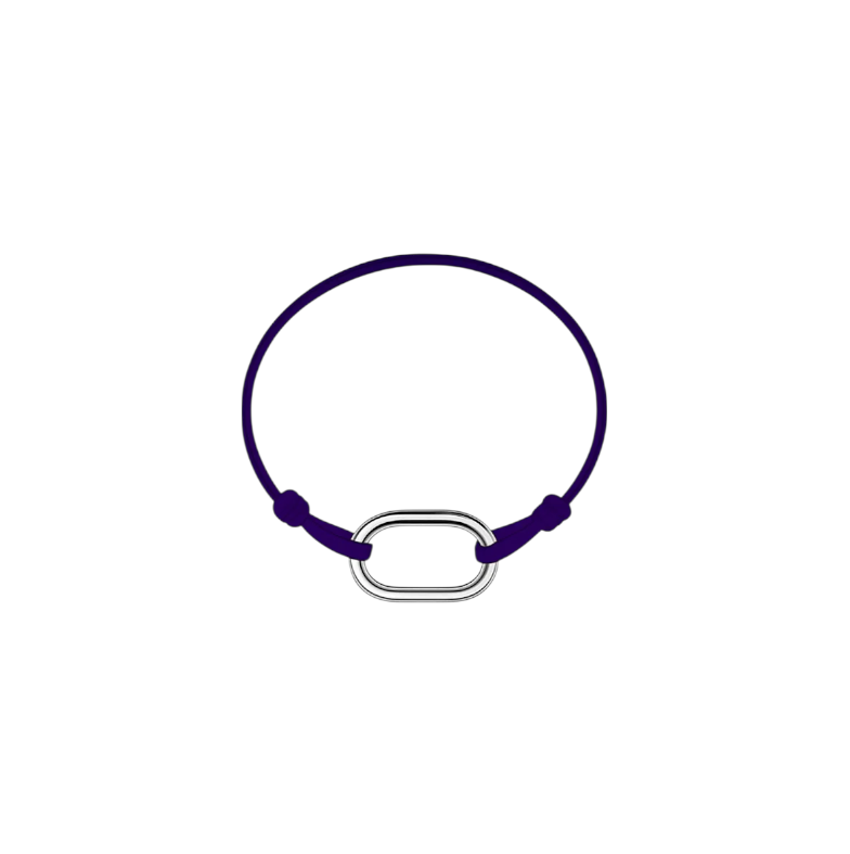 Oval Lock Cord Bracelet