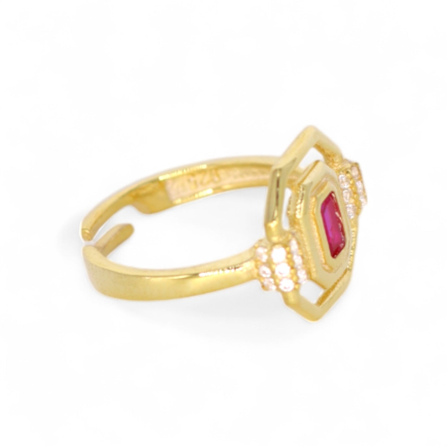 Octa Baguette Ring