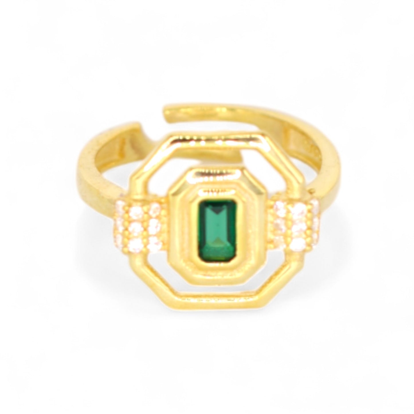 Octa Baguette Ring