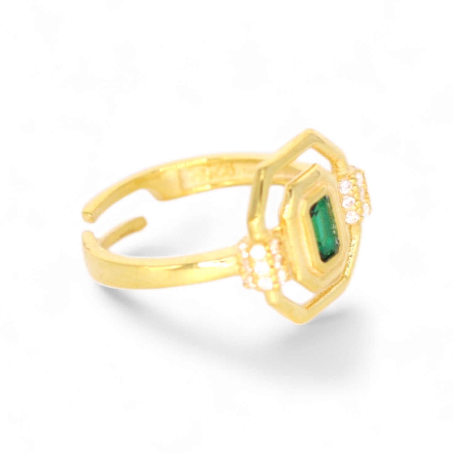 Octa Baguette Ring