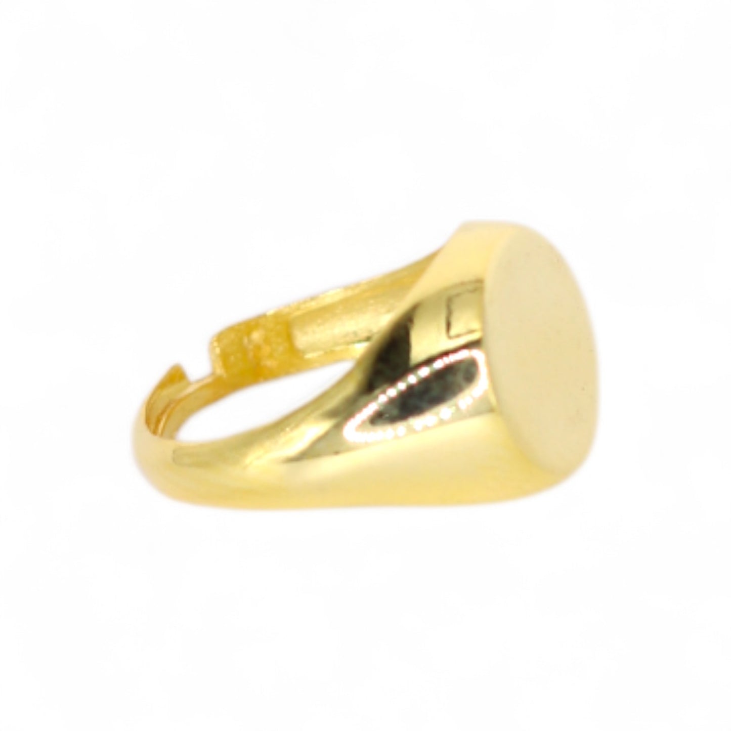Round Signet Ring