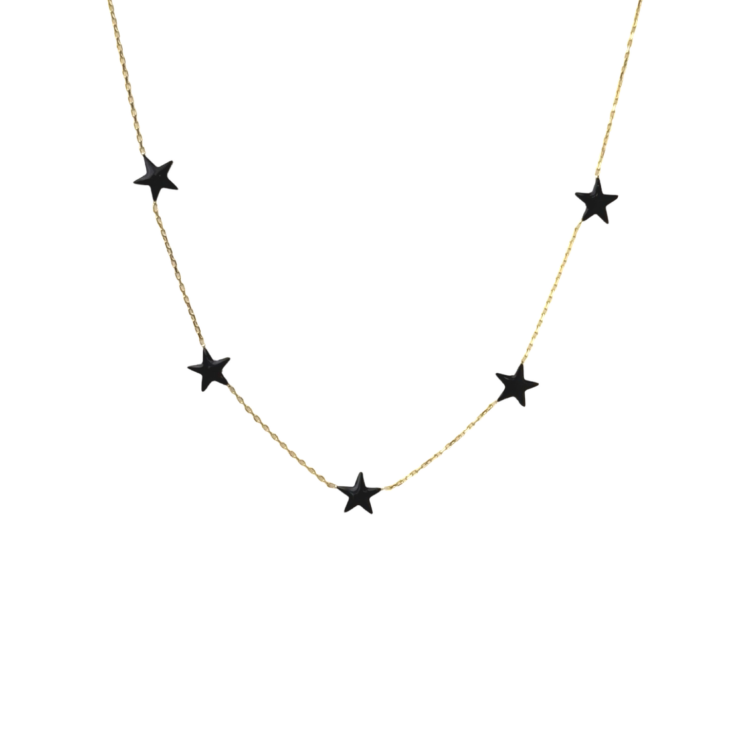Enamel Multi Stars Choker