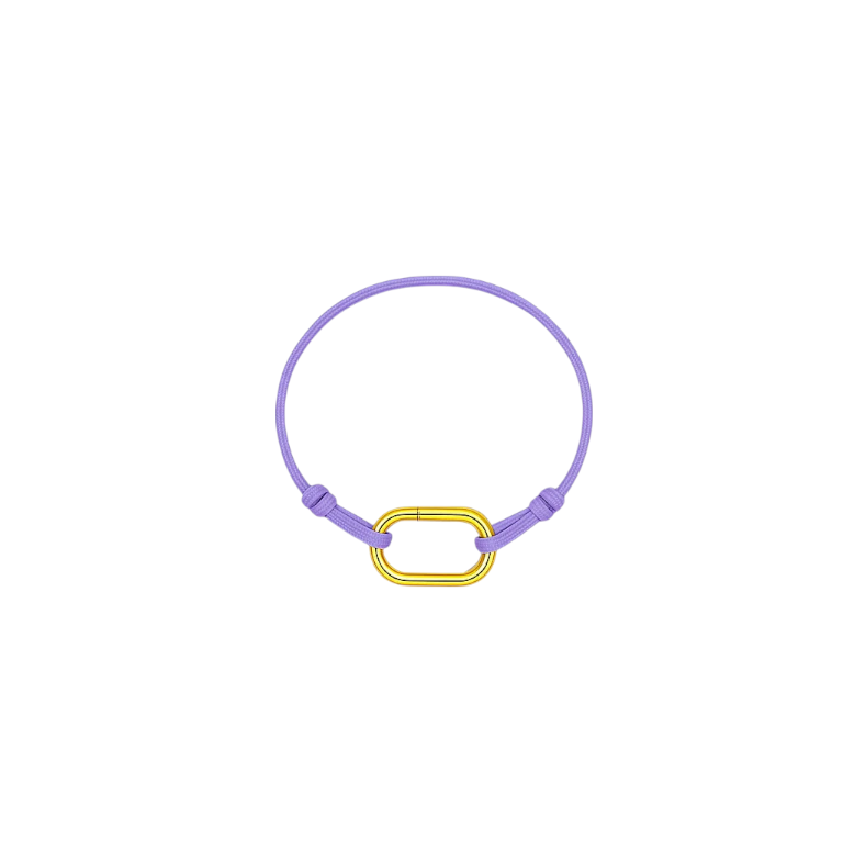 Oval Lock Cord Bracelet