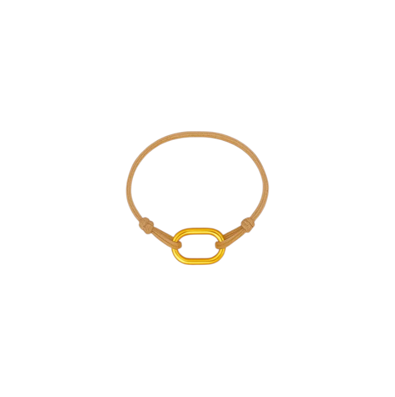 Oval Lock Cord Bracelet