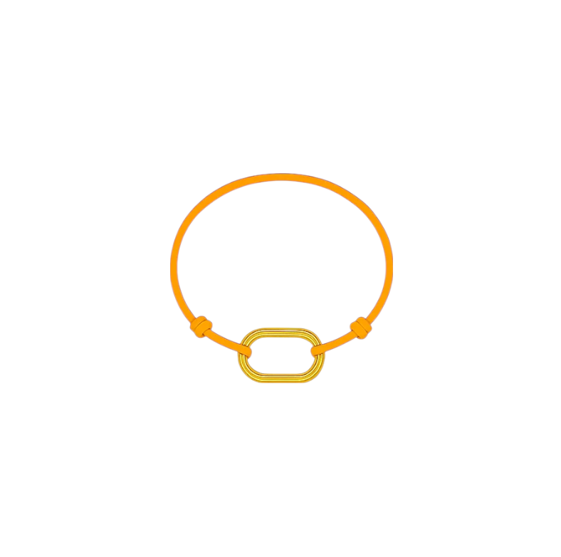 Oval Lock Cord Bracelet