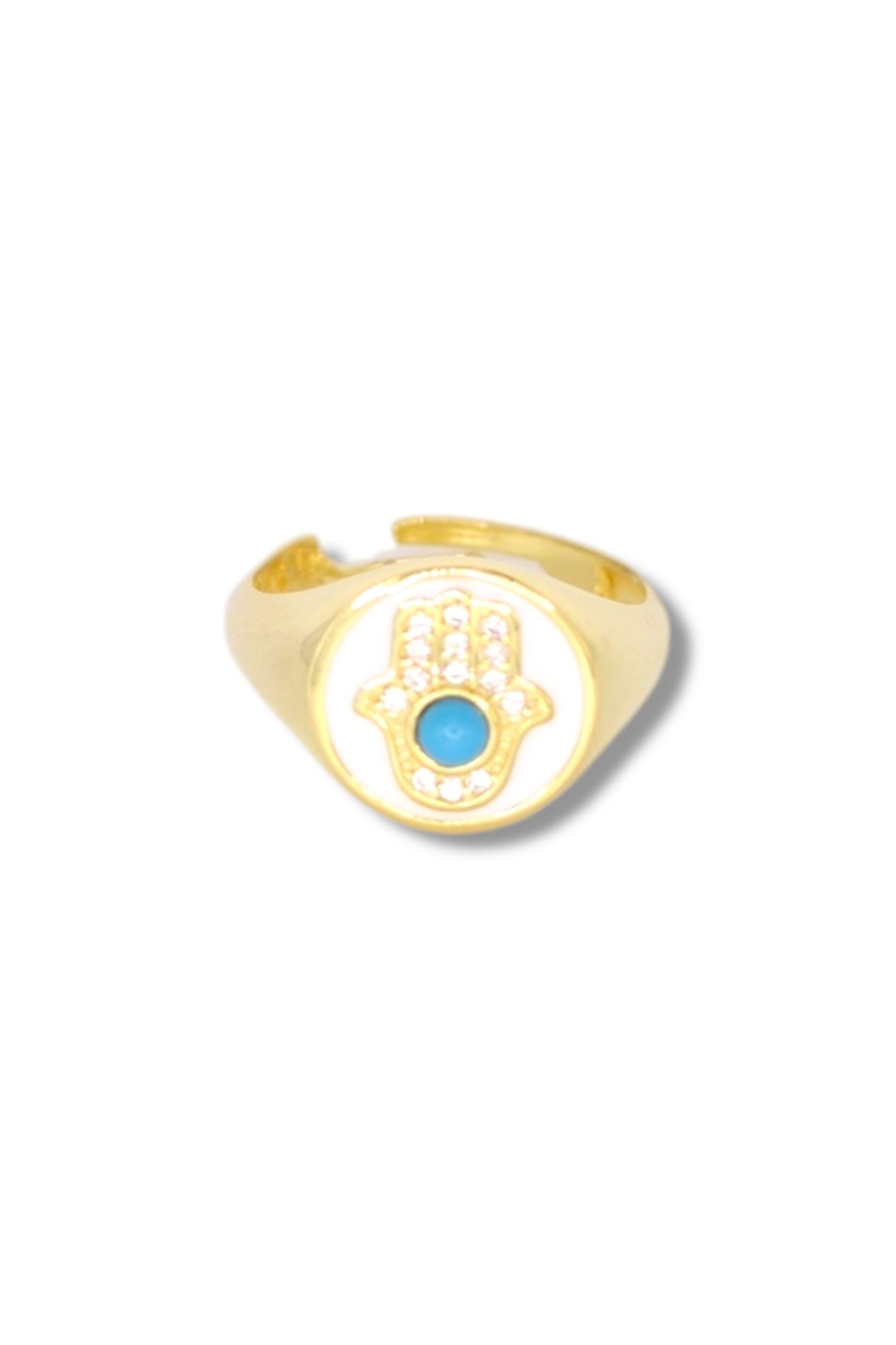 Enamel Kaff Signet Ring