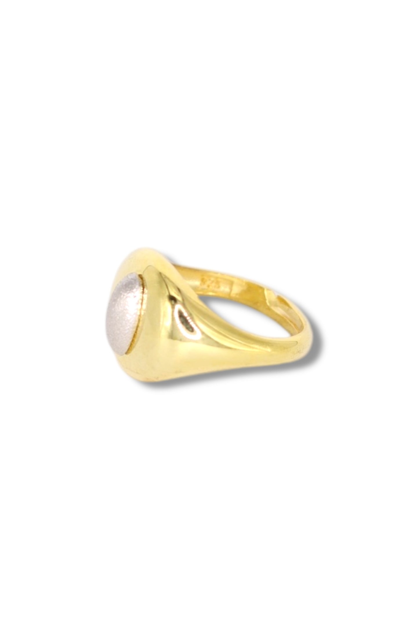Silver Marquee Signet Ring