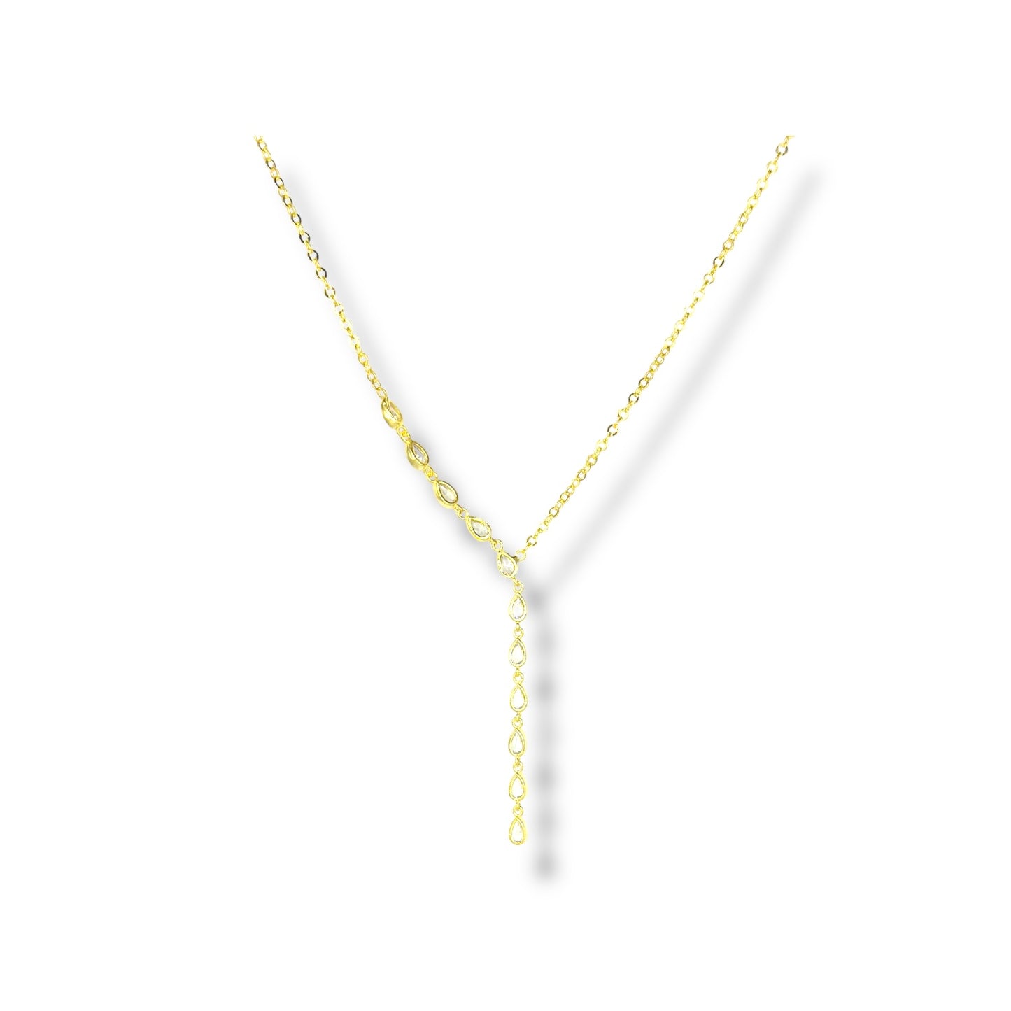 Teardrops Lariat Necklace