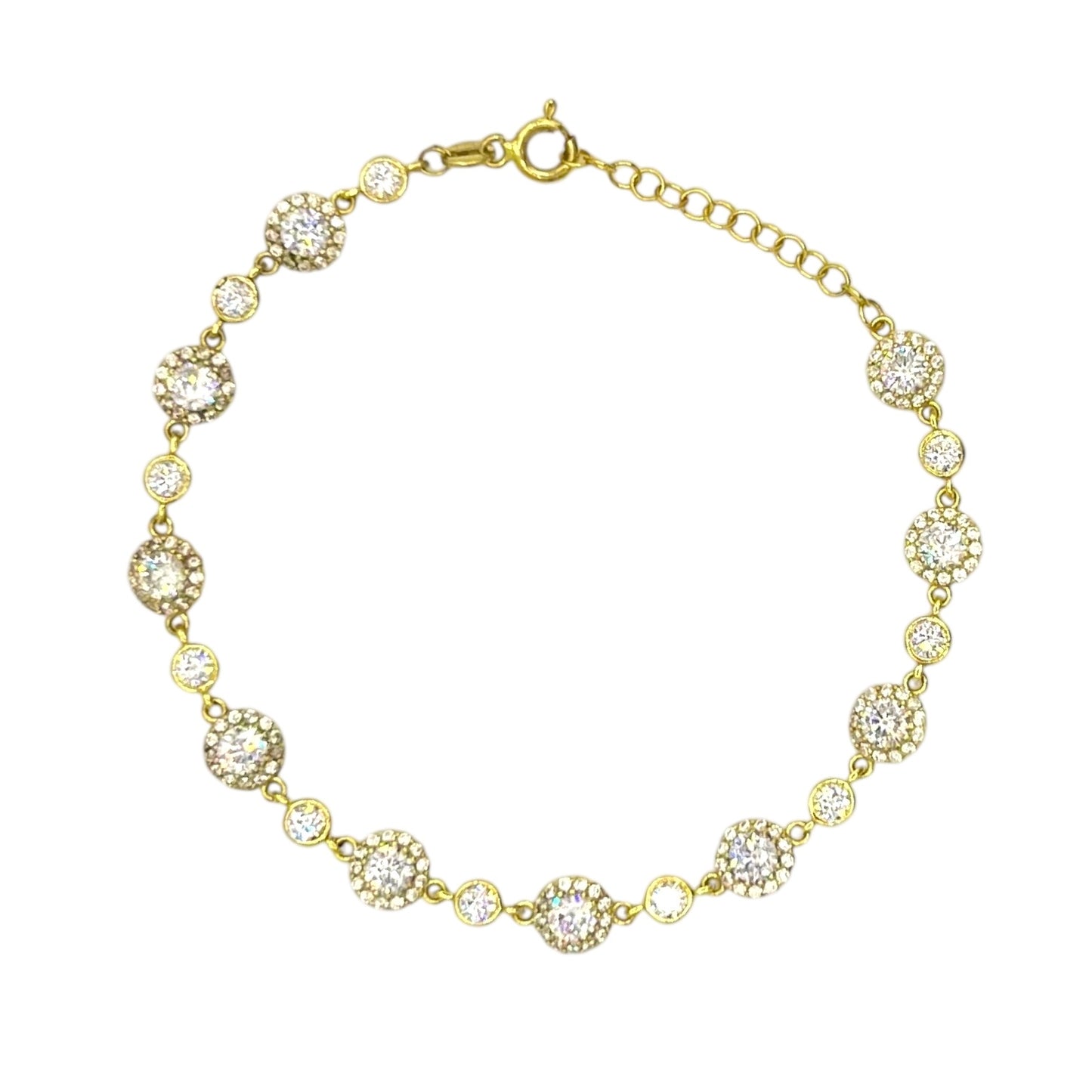 Multi Circle Sparkles Bracelet