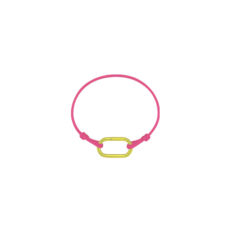 Oval Lock Cord Bracelet