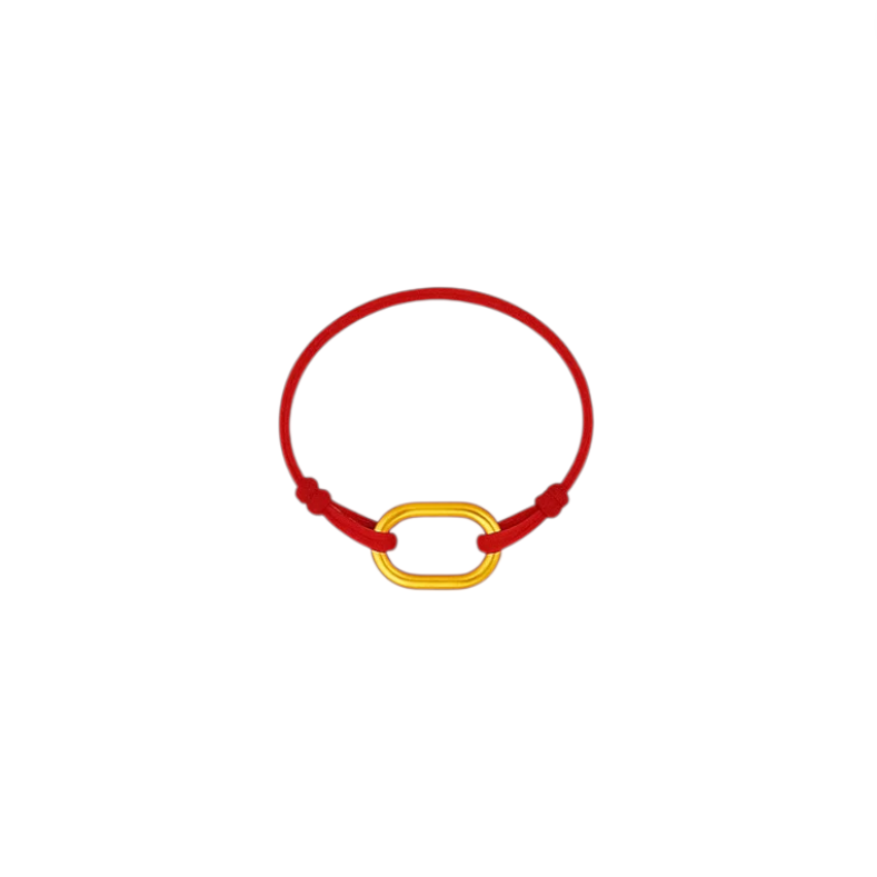 Oval Lock Cord Bracelet