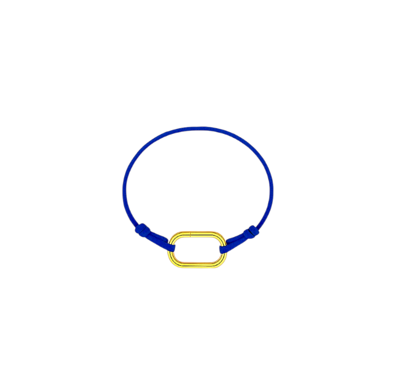 Oval Lock Cord Bracelet