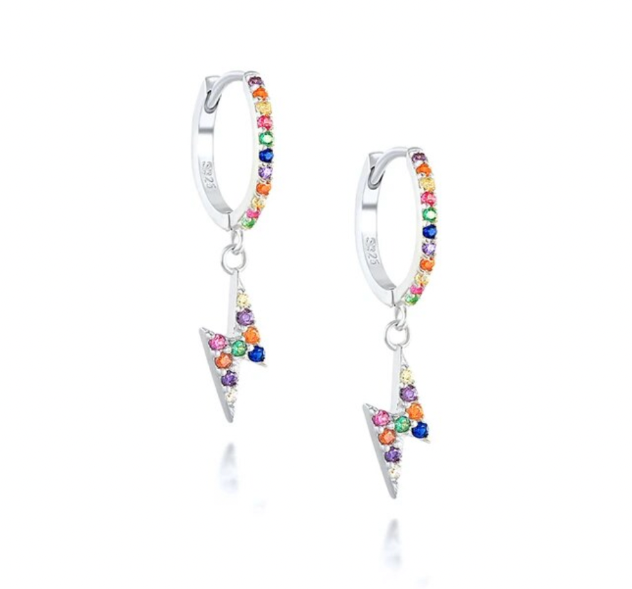 Colorful Lightning Hoops