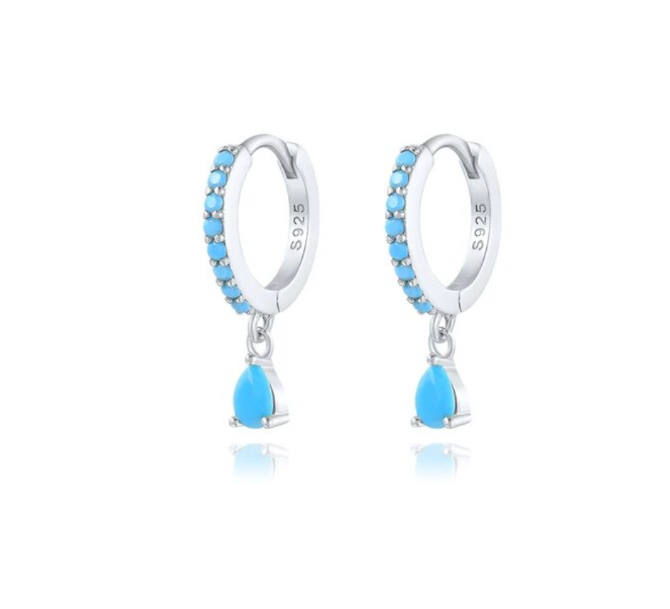 Diamond Stud Hoops