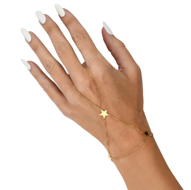 Multi Stars & Chains Hand Chain