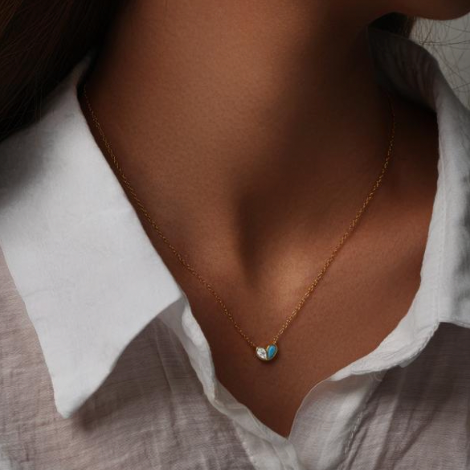 Heart Crystal Necklace