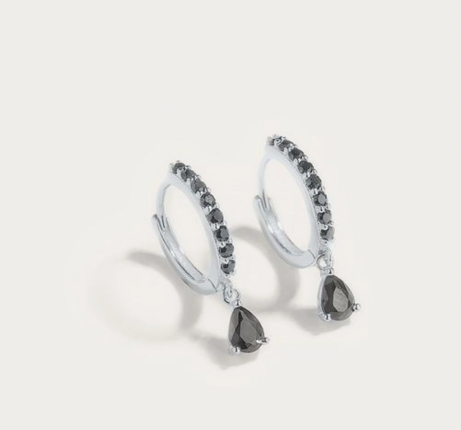 Diamond Stud Hoops
