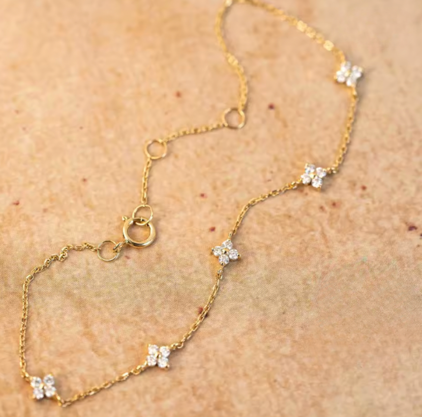 Multi Four Petals Bracelet