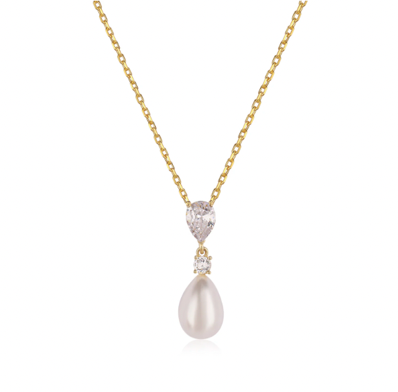 Pearl Teardrop Necklace
