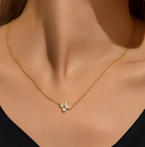 Connected Celestial Necklace