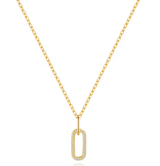 Pavé Rhombus Necklace