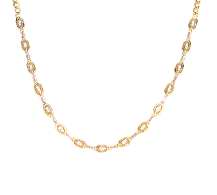 Bijoux Baguettes Sparkle Necklace