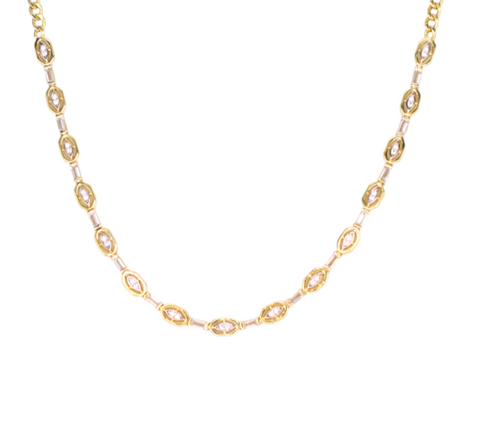Bijoux Baguettes Sparkle Necklace