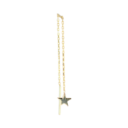 Mini Star Threader Earring