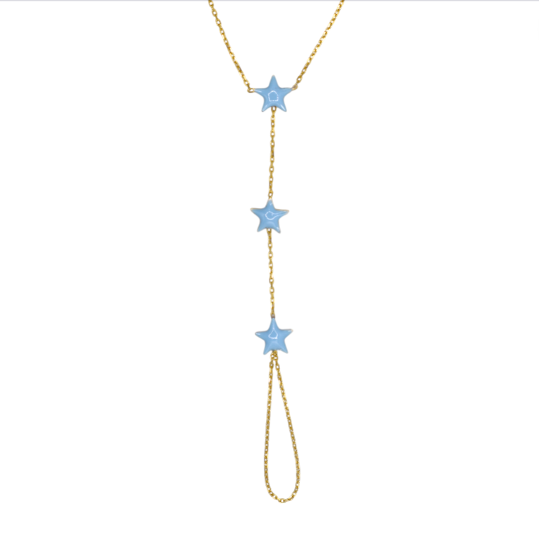 Enamel Stars Handchain