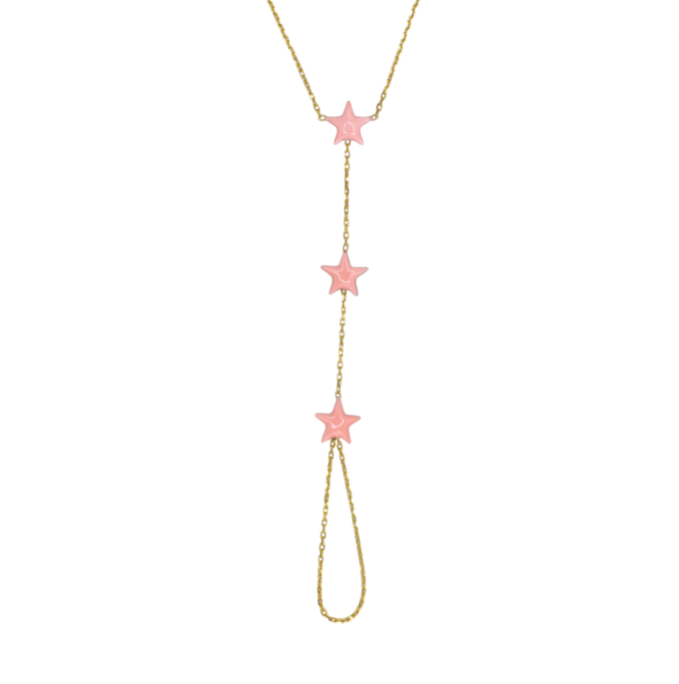 Enamel Stars Handchain
