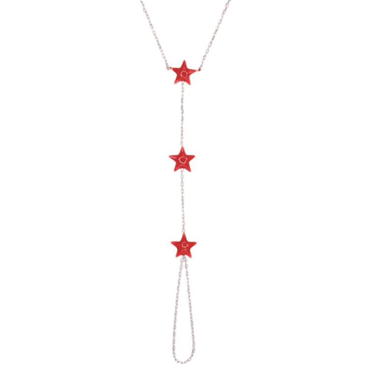 Enamel Stars Handchain